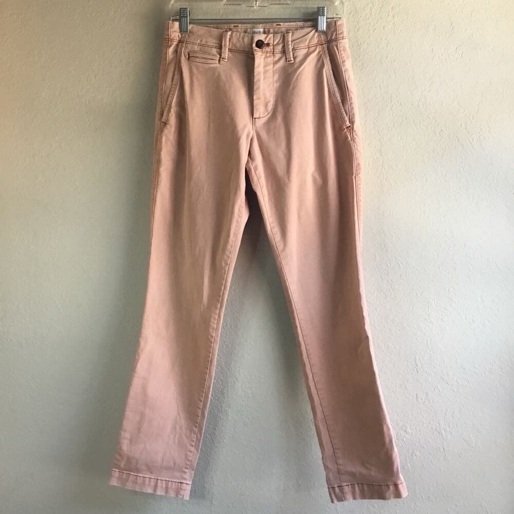 Gap Pink Denim Slim Skinny Leg Jeans Size 28x30 All Season Casual‎ Feminine